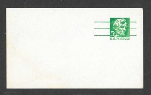 Estados Unidos Sc# UX55 1968  Entero postal Nueva "A. Lincoln"