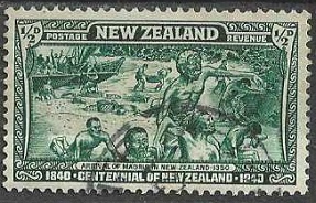 Nueva Zelanda #229   1935 "100 años de soberanía inglesa"