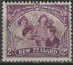 Nueva Zelanda #250 1946 "Familia real"