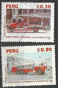 PERU #1097 - 1098   1995   Serie completa