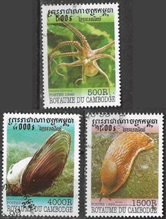 Cambodia #1840 - #1843 y #1844 1999