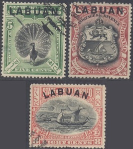 Labuan #76 y #78 - 79  1897