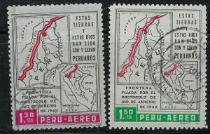PERU #C175 - C176 1962