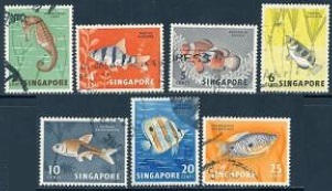 Singapur #53 - 59  1962  Serie completa
