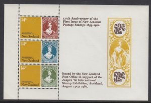 Nueva Zelanda #703a  1979  H.S.  Nueva NH "125 Años del primer sello neozelandes"