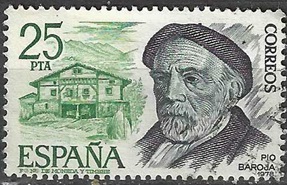 España #2085 1978 "Pio Baroja - Medico y escritor"
