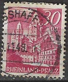 Palatinado - Alemania bajo ocupación francesa #6N25   1948