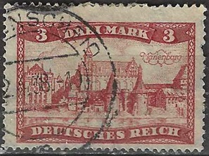 Alemania #339 1924 (Hinged) "Castillo Marienburg"