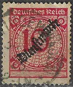 Alemania #O49 1923  Usada