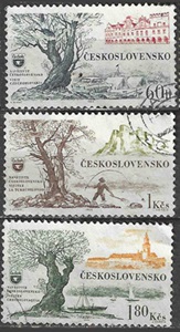 Checoslovaquia #1226 - 1228 1964