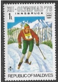 Maldivas  #613  1976  Nueva  NH