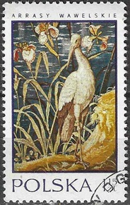 Polonia #1773 1971  CTO "Tapete del S. XVI en el castillo Wawel"