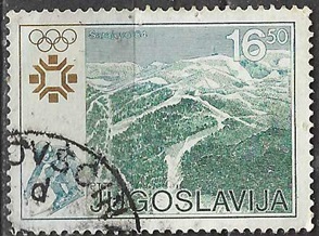 Yugoslavia #1648 1983 "Olimpiadas de invierno de Sarajevo"