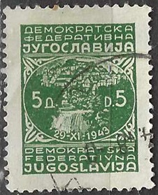 Yugoslavia #179   1945  "Ciudad de Jacse"