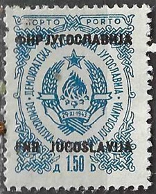Yugoslavia #64 1950 "Escudo de armas"