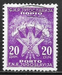 Yugoslavia #J58  1947