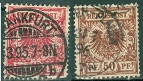 Alemania #48 y #51 1889