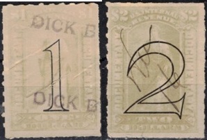 Estados Unidos   #R184 - R185  1900