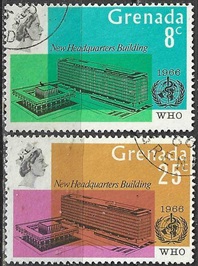 Granada #232 - 233 1966 Serie completa "Nueva sede de la O.M.S."