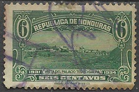 Honduras #301 1931 "Palacio en Tegucigalpa"
