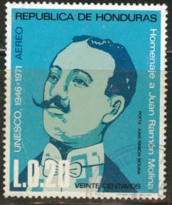 Honduras #C528 1973 "Juan Ramon Molina, poeta - 25 aniversario de la UNESCO"