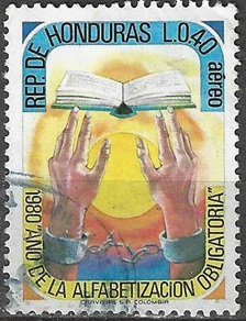 Honduras #C726  1983  "Año de la alfabetización obligatoria 1980"