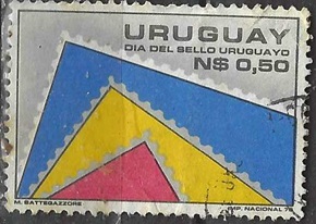 Uruguay  #1012 1978  "Dia del sello"