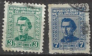 Uruguay  #572 - #572A  1950