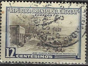 Uruguay  #613  1954 "Puerta exterior de Montevideo"