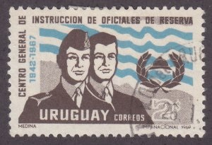 Uruguay  #774 1969 "25 años del Centro de entrenamiento de oficiales de la reserva"