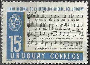 Uruguay  #795  1971  "Himno nacional"