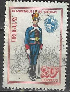 Uruguay  #831  1972