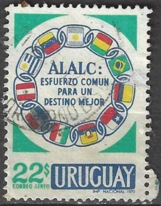 Uruguay  #C376  1970 "Asociación latinoamericana  de libre comercio"