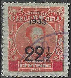 Venezuela #308  1933  "Simón Bolívar"