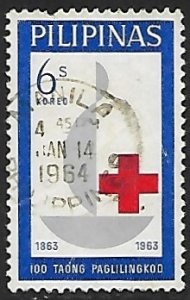 Filipinas #887 1963 "Centenario de la Cruz Roja"