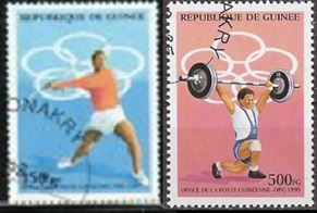 Guinea #1274 y #1278  1995  "Olimpiadas de Atlanta"
