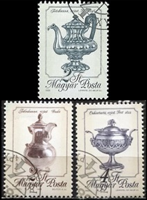 Hungria #3162 - 3164 1988 "Platería"