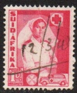 Sudáfrica #82b 1942  "Cruz roja"