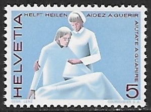 Suiza #462 1965 Nueva NH "Enfermería y otras profesiones medicas"