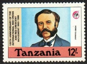 TANZANIA #464 1988  Nueva NH "Henry Dunant"