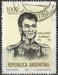 Argentina # 1311  1981  "Gen. Juan de Arenales"