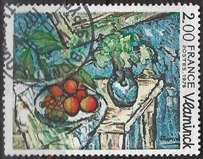 Francia #1468 1976 "Sigue vivo, de Maurice Vlaminck"