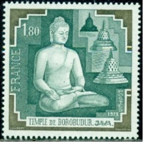 Francia #1636  1979 "Salvar el templo de Borobudur, Java"