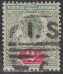 Gran Bretaña #130 1902 $22.50 Scott
