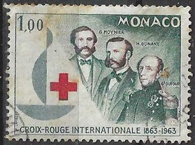 Monaco #537  1963  "Centenario de la Cruz Roja"