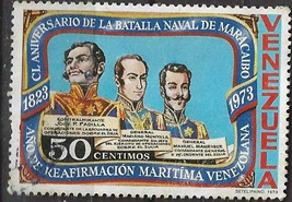 Venezuela  #1037    1973 "Año de la reafirmación marítima"