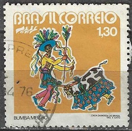 Brasil #1238  1972   "Folklore brasileño"