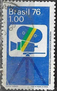 Brasil #1440 1976  "Industria fílmica brasileña"