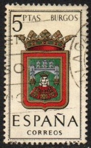 España #1053 1962 "Burgos"