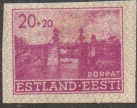 Estonia  #NB2 1941    Nueva  NH "Puente de piedra"